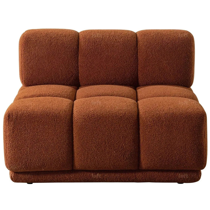 Bauhaus teddy fabric modular 4 seater sofa cuboid situational feels.