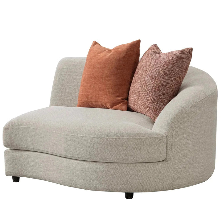 Cream fabric modular 5 seater sofa groove situational feels.