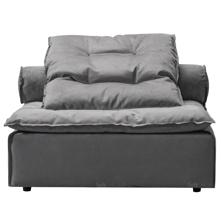 Modern fabric modular 6 seater sofa woolen environmental situation.