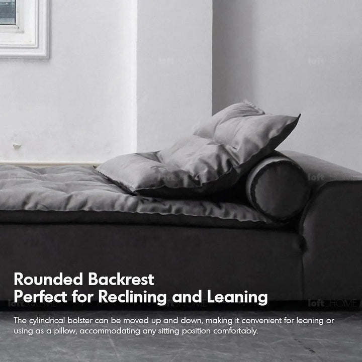 Modern fabric modular 6 seater sofa woolen with context.