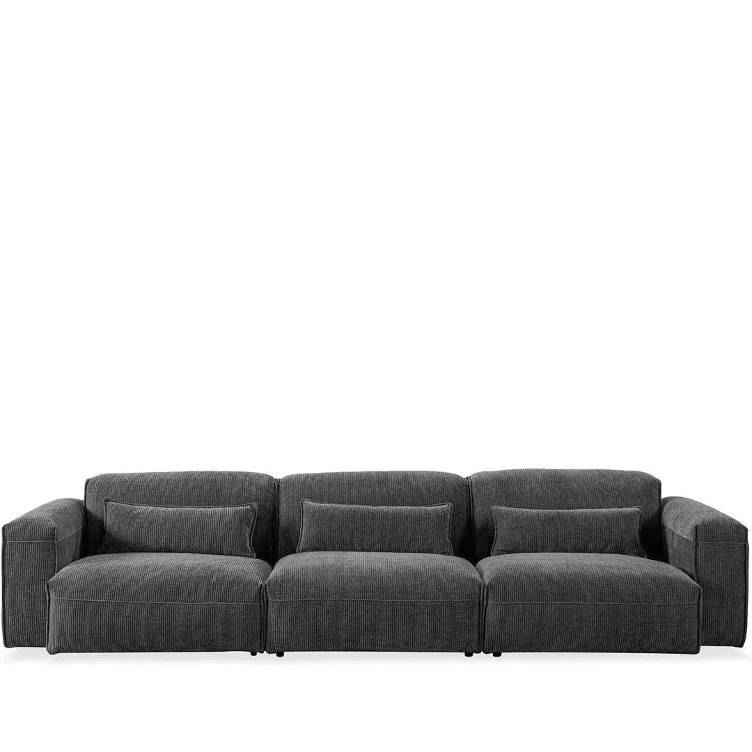 Modern Corduroy Velvet Fabric Modular 4 Seater Sofa OPERA