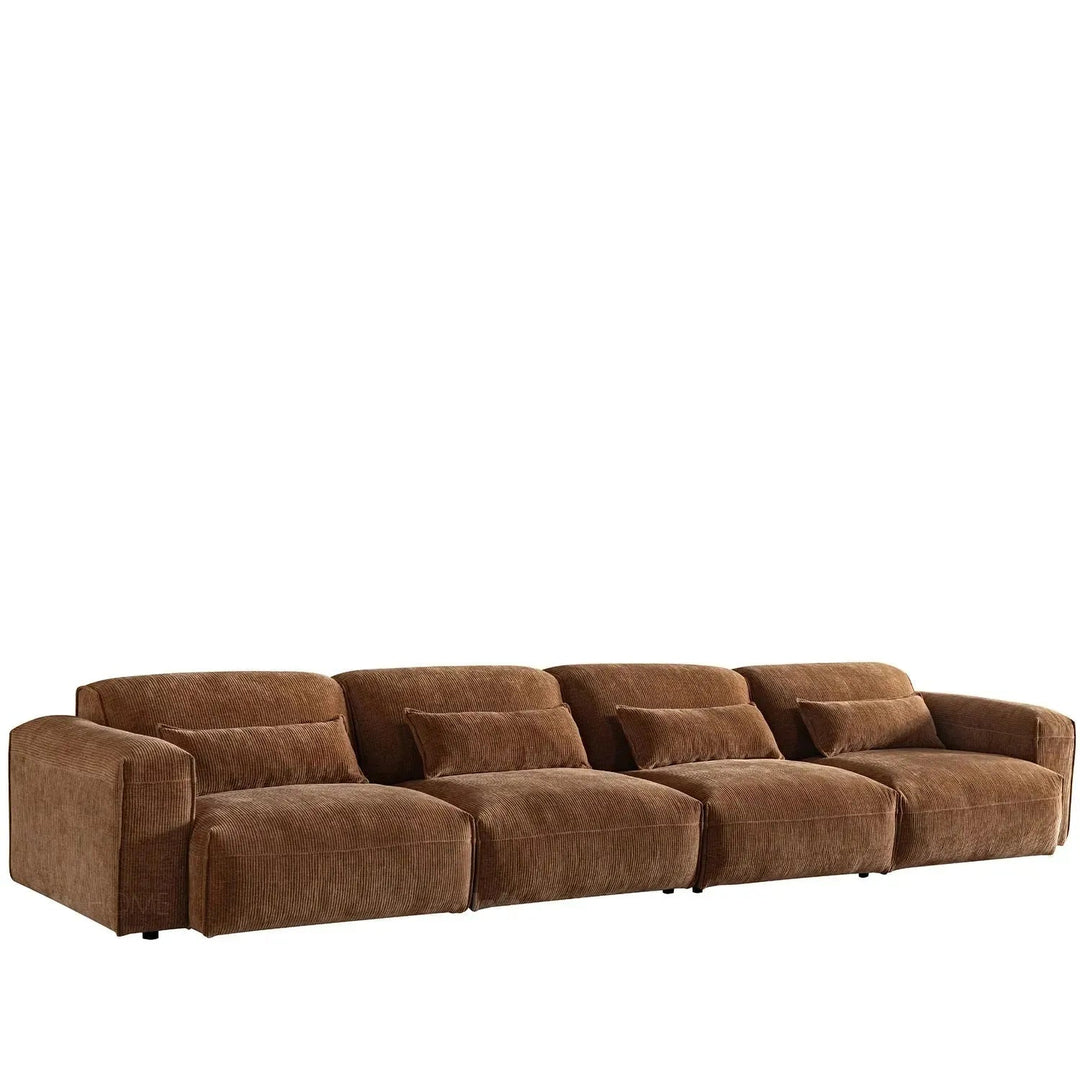 Modern Corduroy Velvet Fabric Modular 6 Seater Sofa OPERA