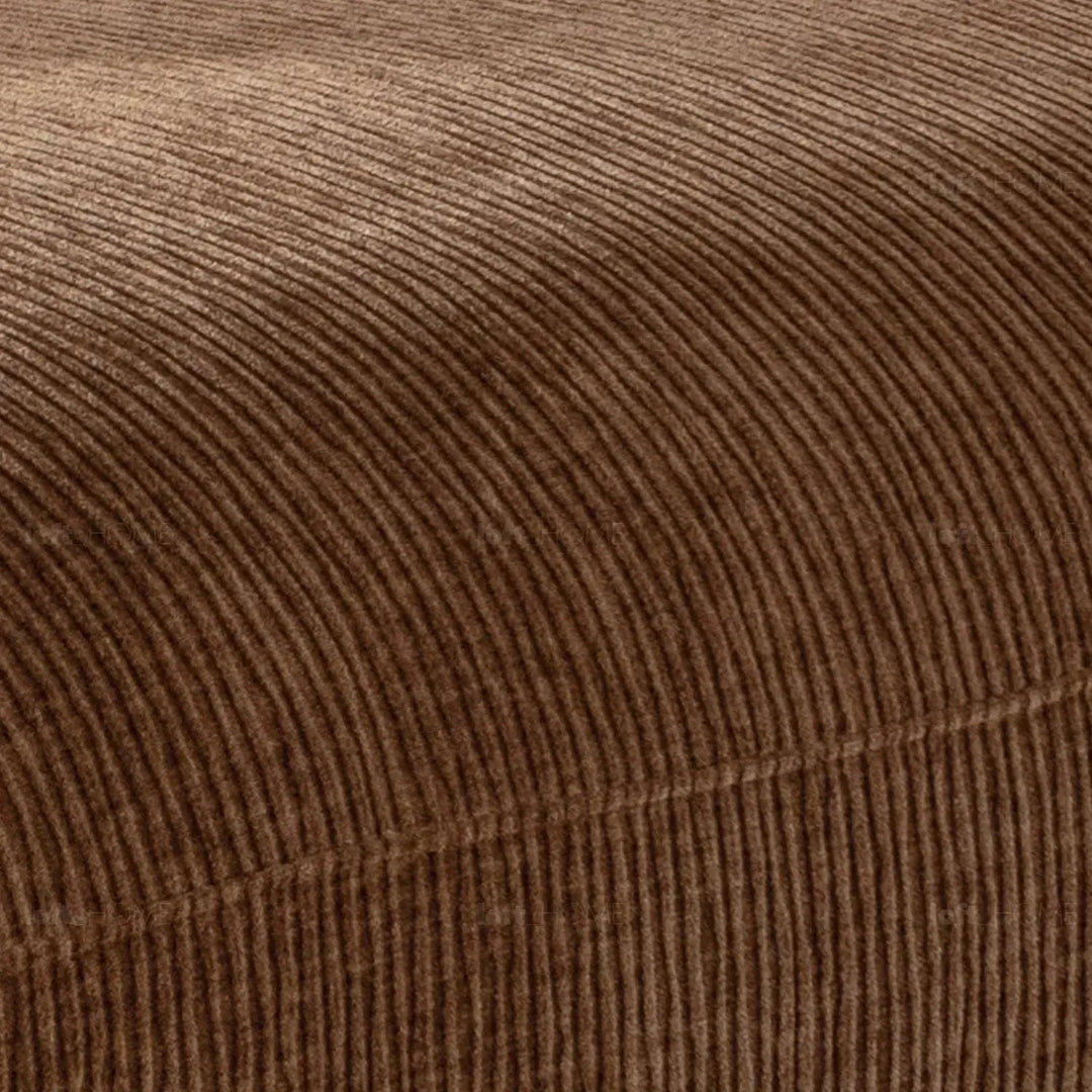 Modern corduroy velvet fabric modular 6 seater sofa opera conceptual design.