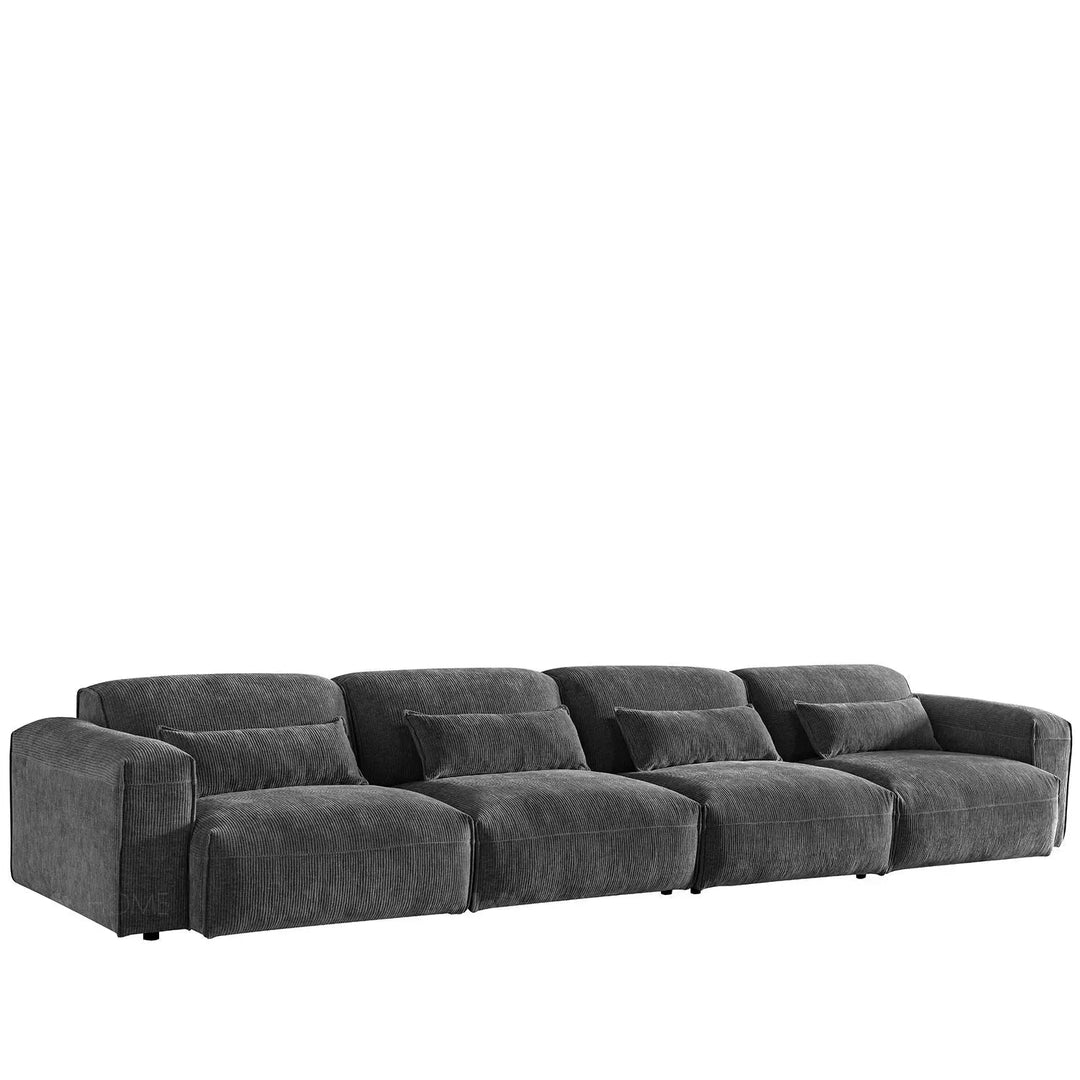 Modern Corduroy Velvet Fabric Modular 6 Seater Sofa OPERA