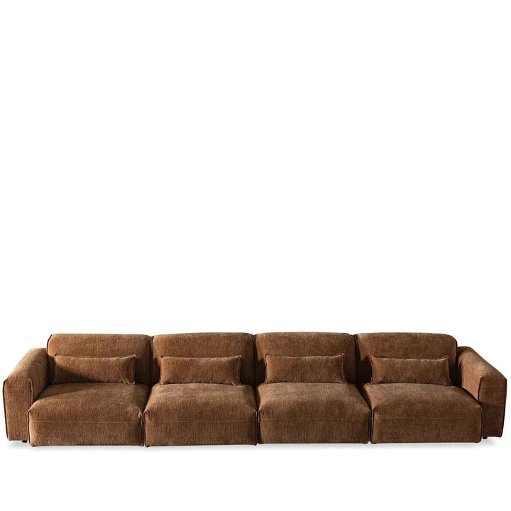 Modern Corduroy Velvet Fabric Modular 6 Seater Sofa OPERA