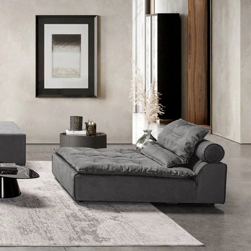 Modern Fabric Modular Chaise Sofa WOOLEN Good to Know Preview-1