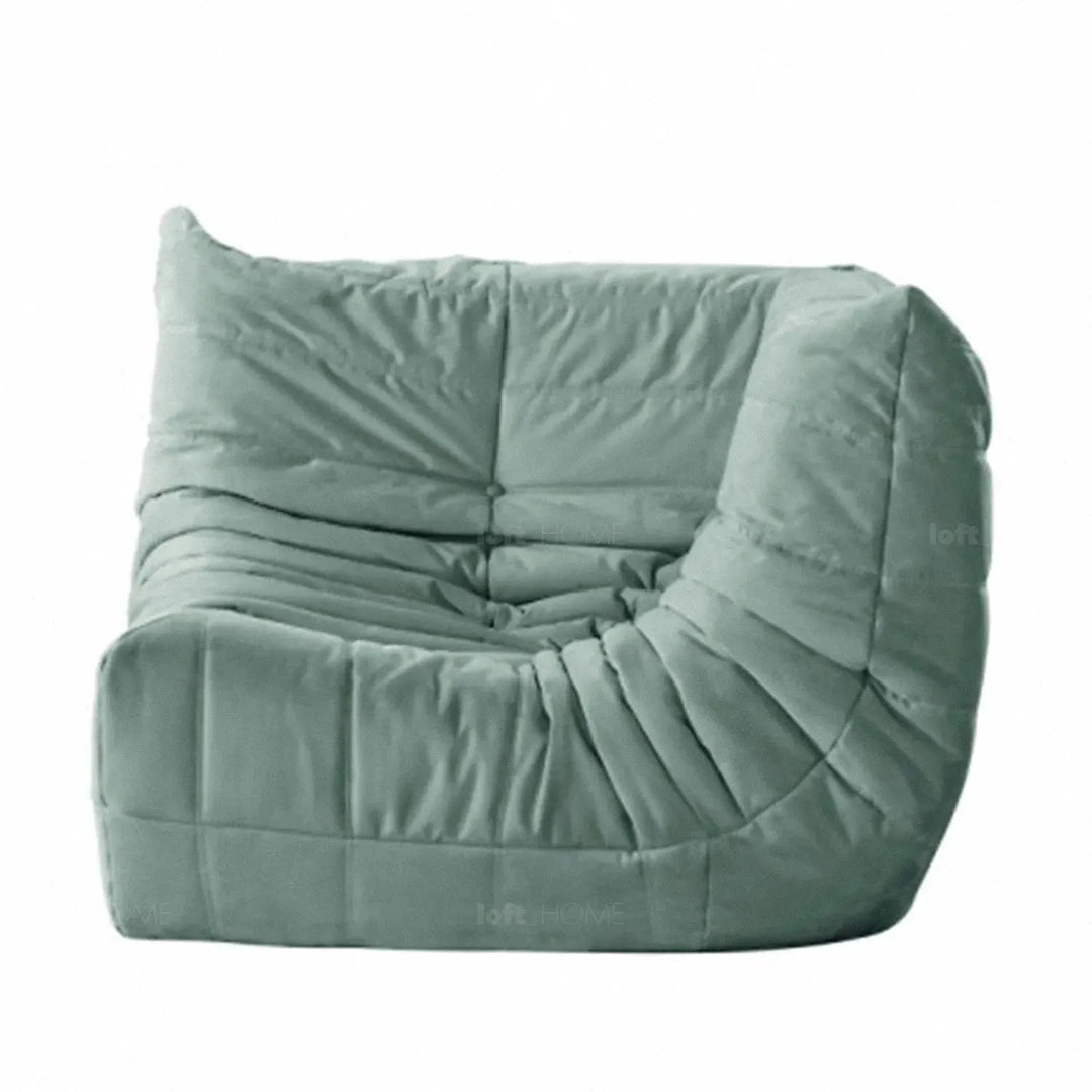 Contemporary fabric modular corner 1 seater sofa cater situational feels.