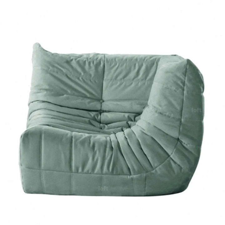 Contemporary fabric modular corner 1 seater sofa cater situational feels.