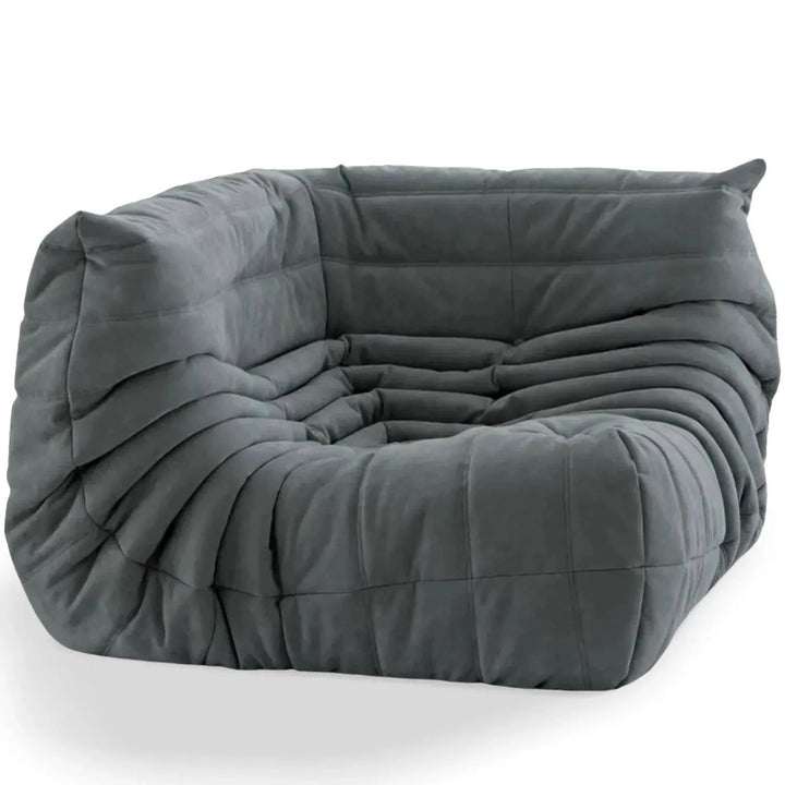 Contemporary fabric modular corner 1 seater sofa cater detail 1.