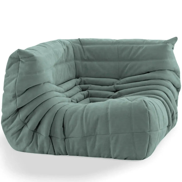 Contemporary fabric modular corner 1 seater sofa cater detail 2.