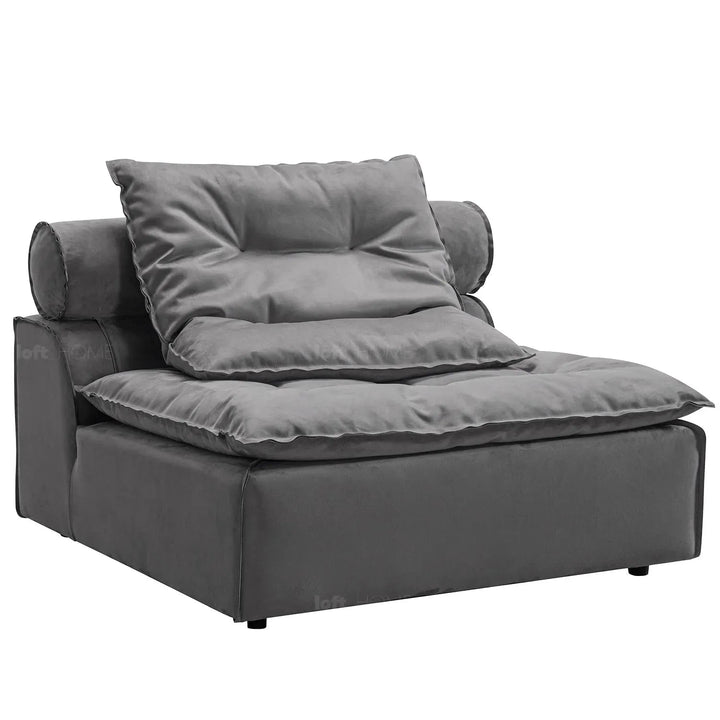 Modern Fabric Modular L Shape Sectional Sofa WOOLEN 4+L