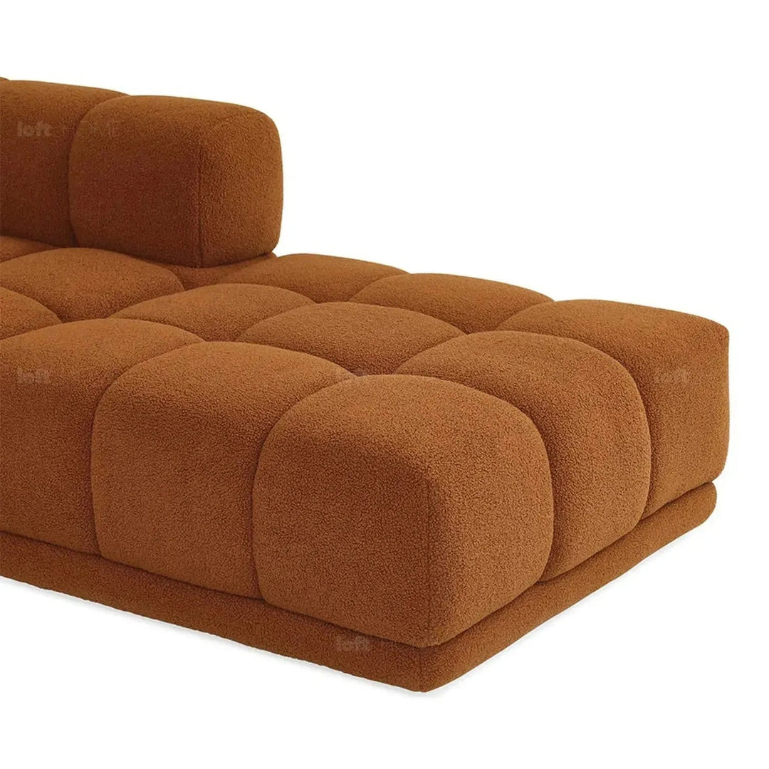 Bauhaus teddy fabric modular ottoman cuboid l conceptual design.