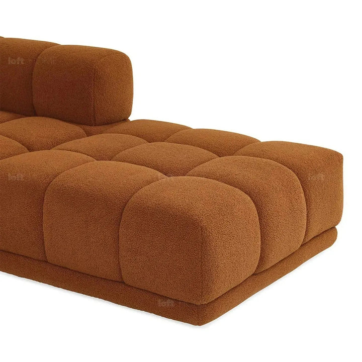 Bauhaus teddy fabric modular ottoman cuboid l conceptual design.