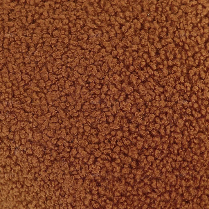 Contemporary teddy fabric modular ottoman cuboid l color swatches.