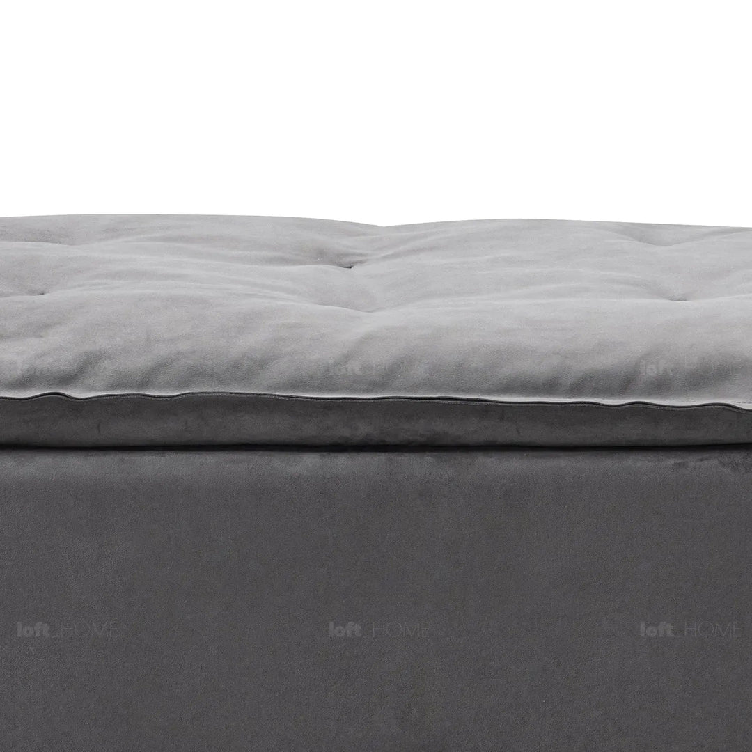 Modern fabric modular ottoman woolen situational feels.