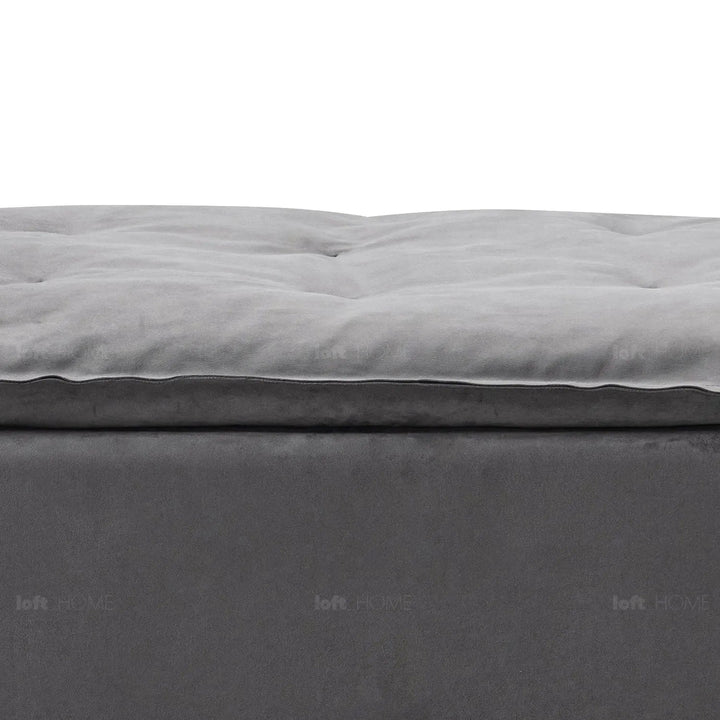 Modern fabric modular ottoman woolen situational feels.