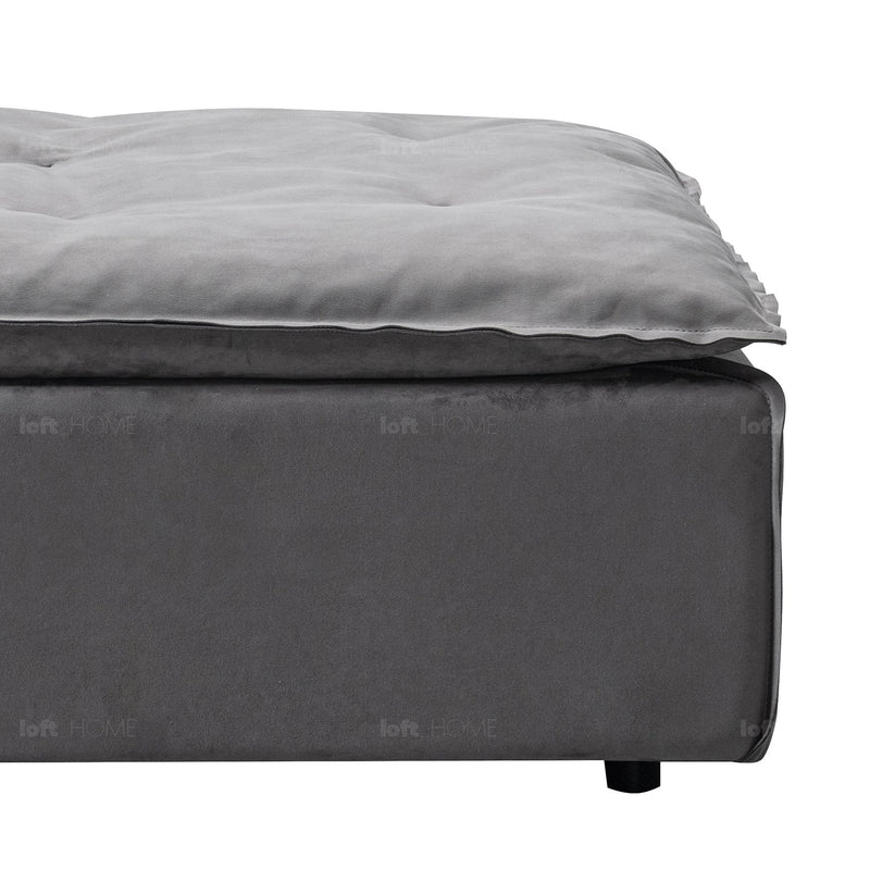 Modern Fabric Modular Ottoman WOOLEN Material Details Chart