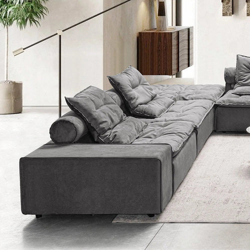 Modern Fabric Modular Sofa Armrest WOOLEN Good to Know Preview-1