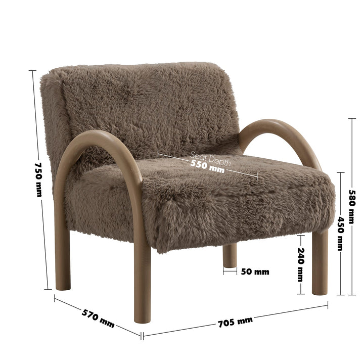 Cream sherpa fabric 1 seater sofa shearling size charts.