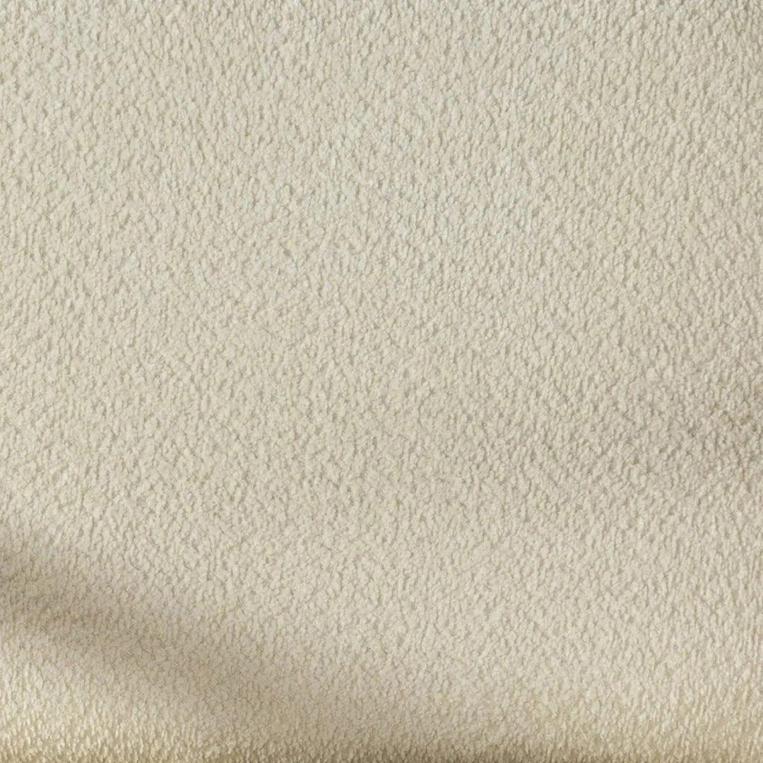 Cream sherpa fabric 1 seater sofa snowy detail 4.