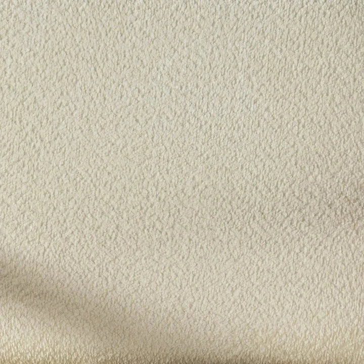 Cream sherpa fabric 1 seater sofa snowy detail 4.
