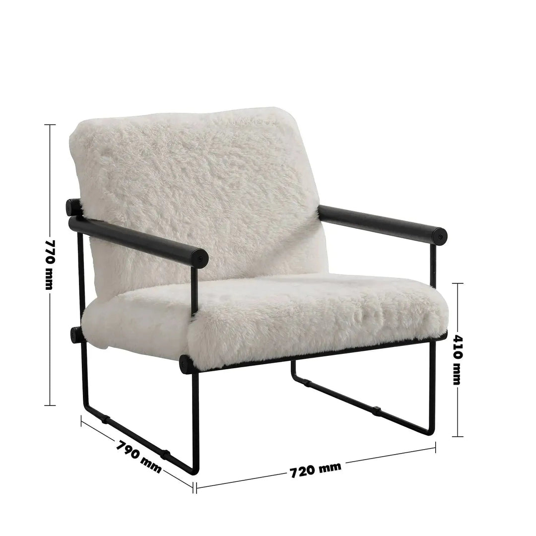 Cream sherpa fabric 1 seater sofa snowy size charts.
