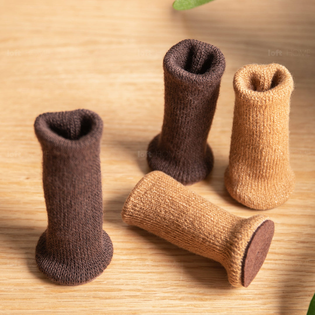 Scandinavian Knitted Fabric Chair And Table Legs Socks 16pcs Set LEGHUGER