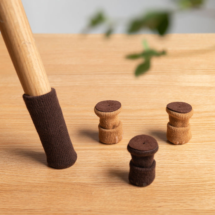 Scandinavian Knitted Fabric Chair And Table Legs Socks 16pcs Set LEGHUGER