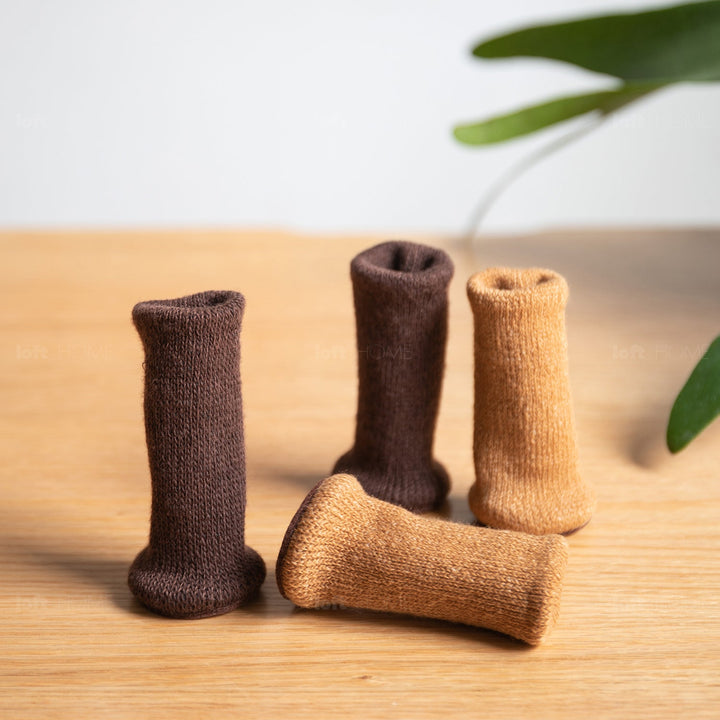 Scandinavian Knitted Fabric Chair And Table Legs Socks 16pcs Set LEGHUGER