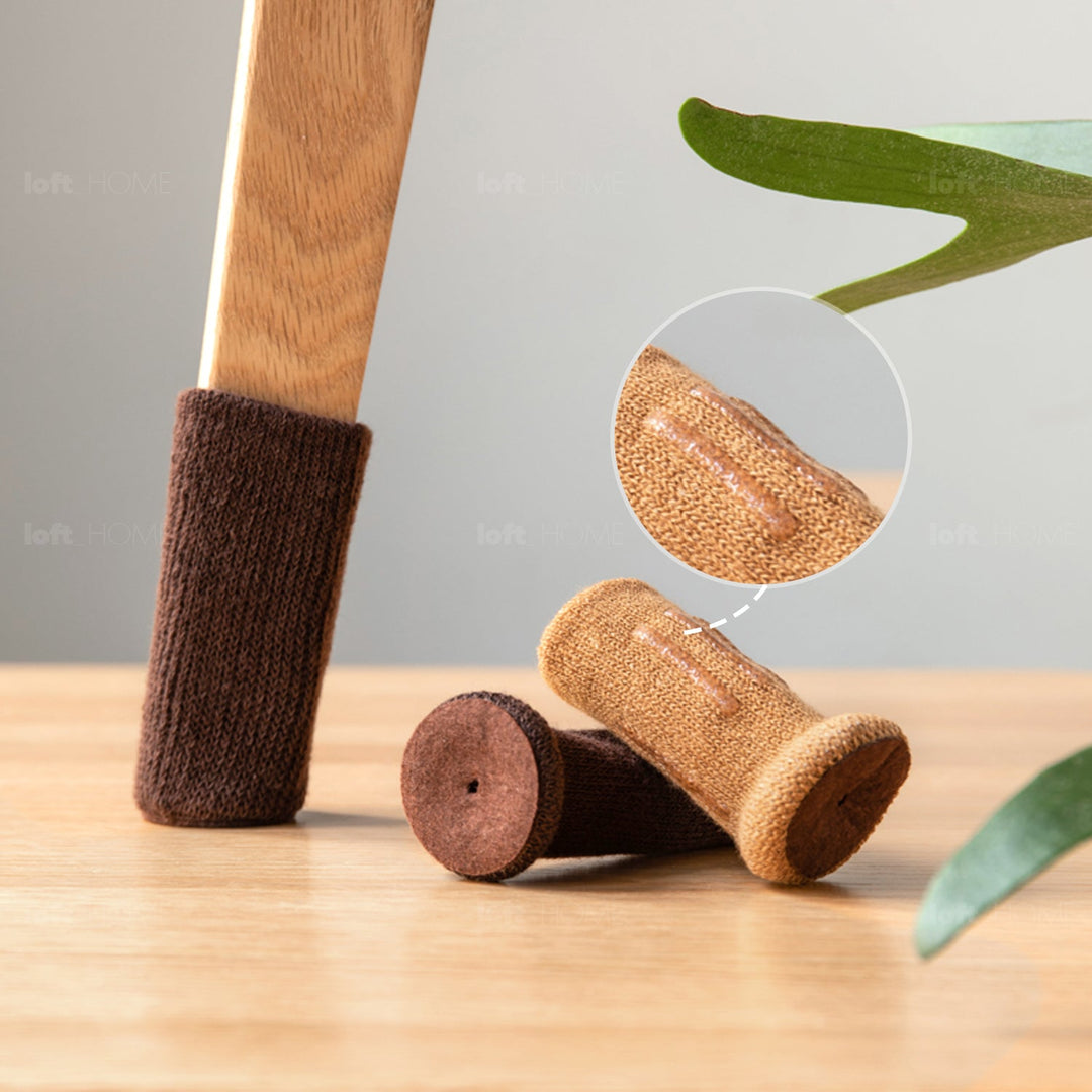 Scandinavian Knitted Fabric Chair And Table Legs Socks 16pcs Set LEGHUGER