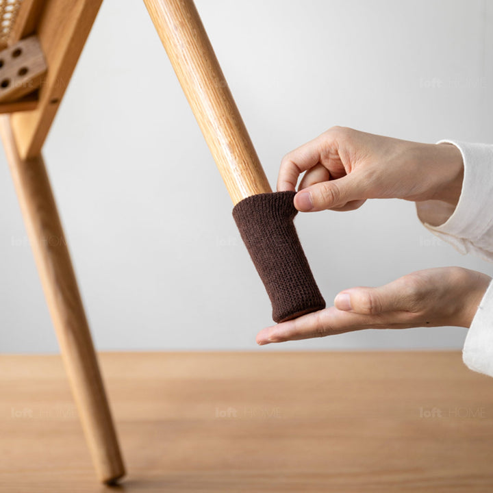Scandinavian Knitted Fabric Chair And Table Legs Socks 16pcs Set LEGHUGER