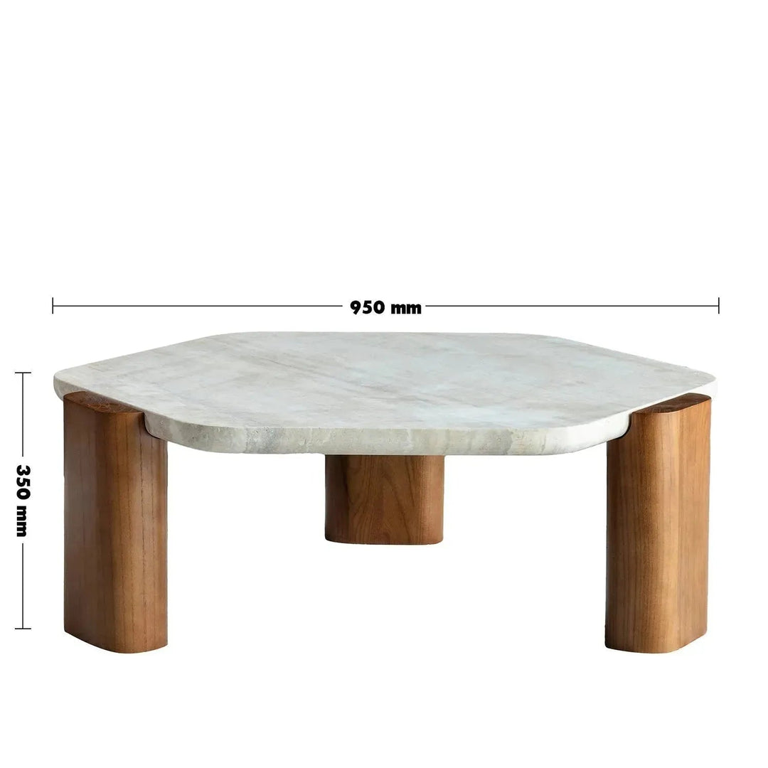 Scandinavian travertine stone coffee table trawo size charts.