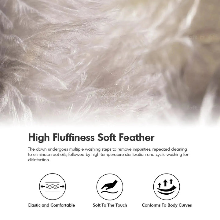 Minimalist microfiber leather 3 seater sofa fleece in still life.