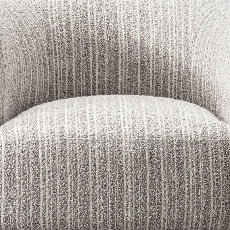 Japandi Mixed Weave Fabric 1 Seater Sofa EMBRACE Color Swatches