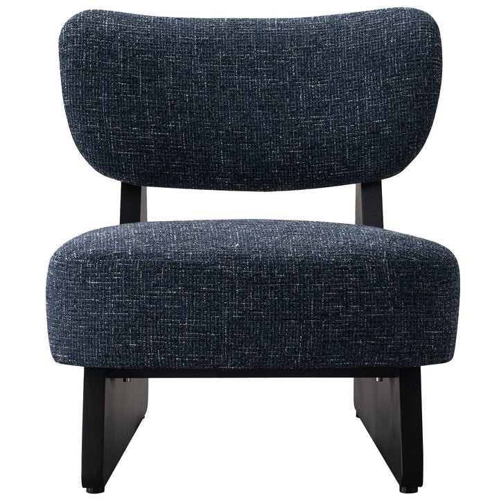 Japandi mixed weave fabric 1 seater sofa lange situational feels.