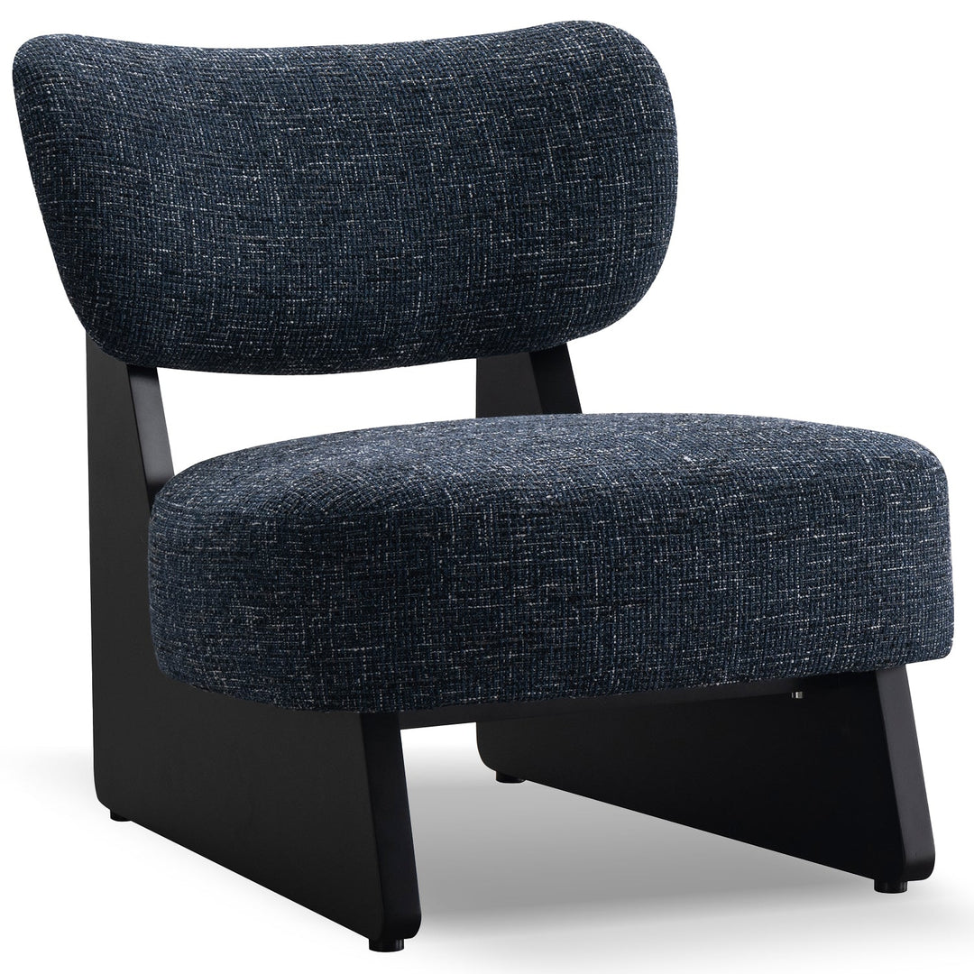 Japandi mixed weave fabric 1 seater sofa lange detail 1.