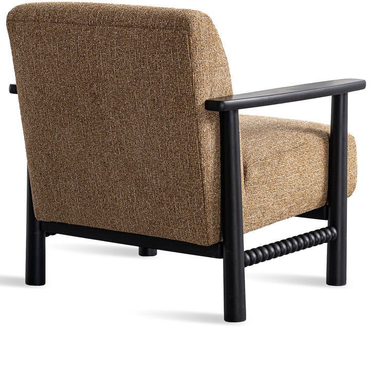 Japandi mixed weave fabric 1 seater sofa neman environmental situation.