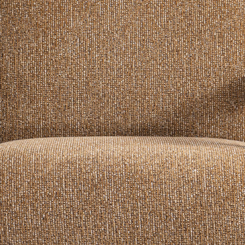Japandi Mixed Weave Fabric 1 Seater Sofa NEMAN Color Swatches