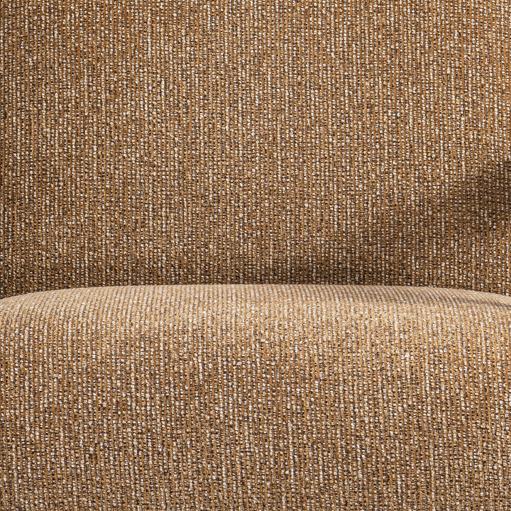 Japandi mixed weave fabric 1 seater sofa neman color swatches.