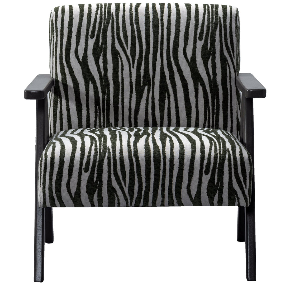 Japandi mixed weave fabric 1 seater sofa stua layered structure.