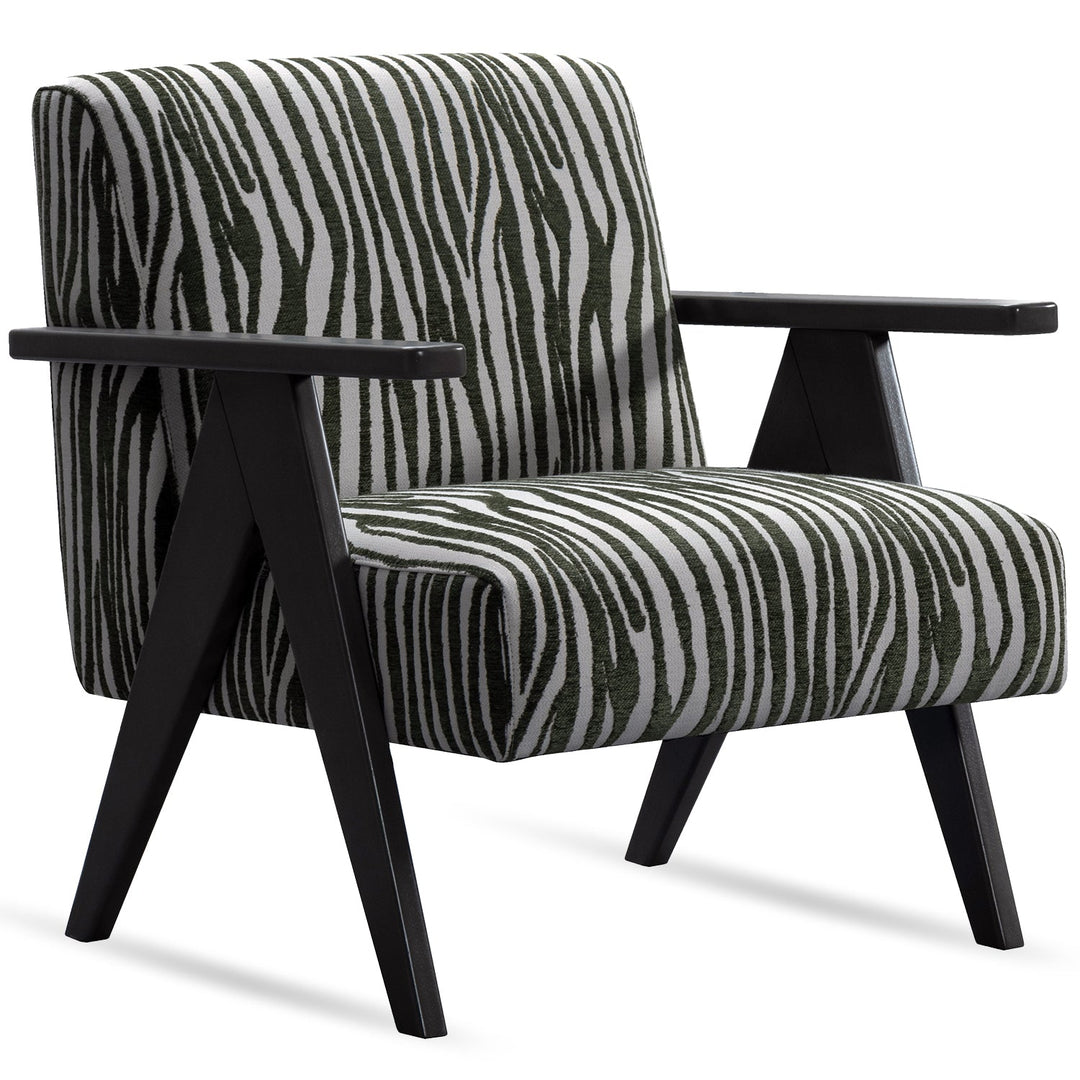 Japandi mixed weave fabric 1 seater sofa stua detail 1.