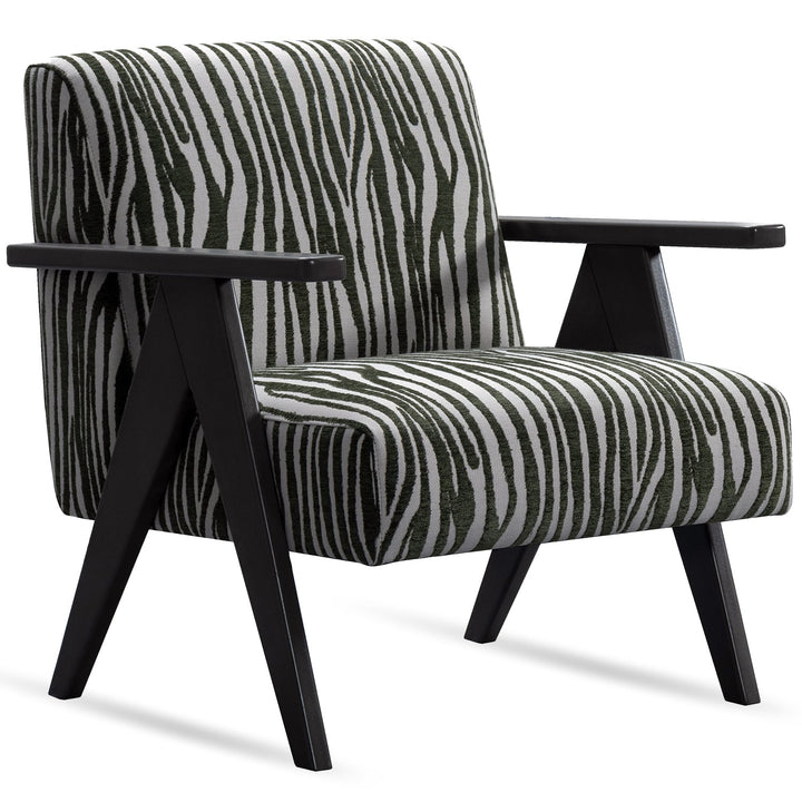 Japandi mixed weave fabric 1 seater sofa stua detail 1.