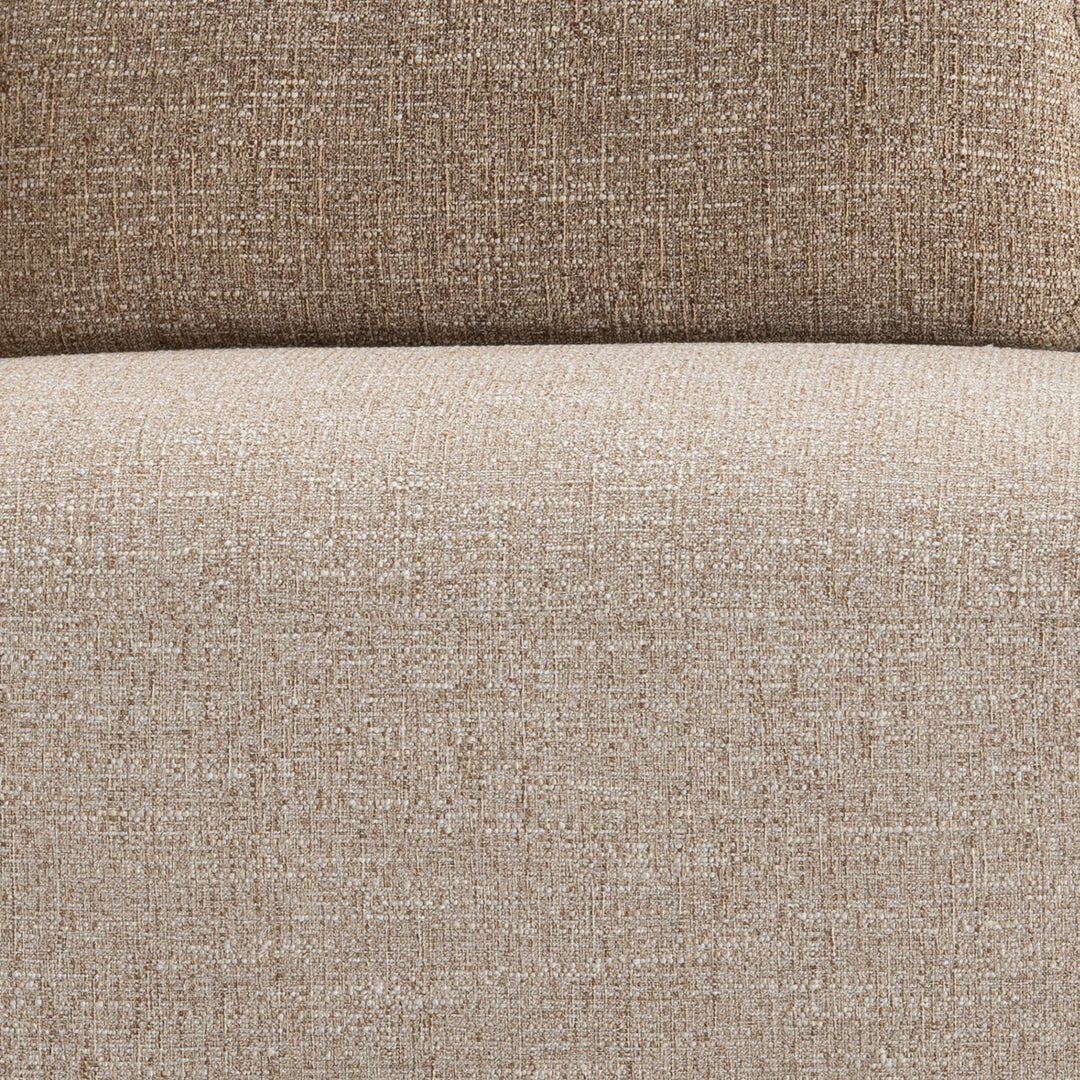 Scandinavian mixed weave fabric 3 seater sofa lange color swatches.