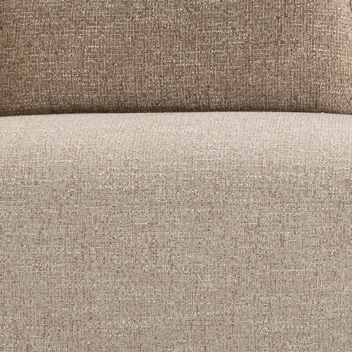 Scandinavian mixed weave fabric 3 seater sofa lange color swatches.