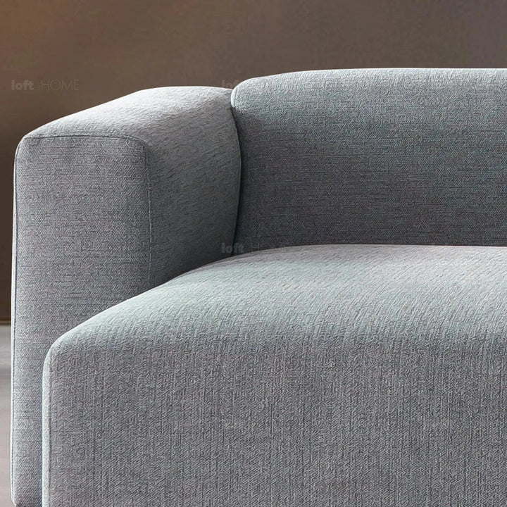 Minimalist Mixed Weave Fabric L Shape Sectional Sofa PAVILION 3+L