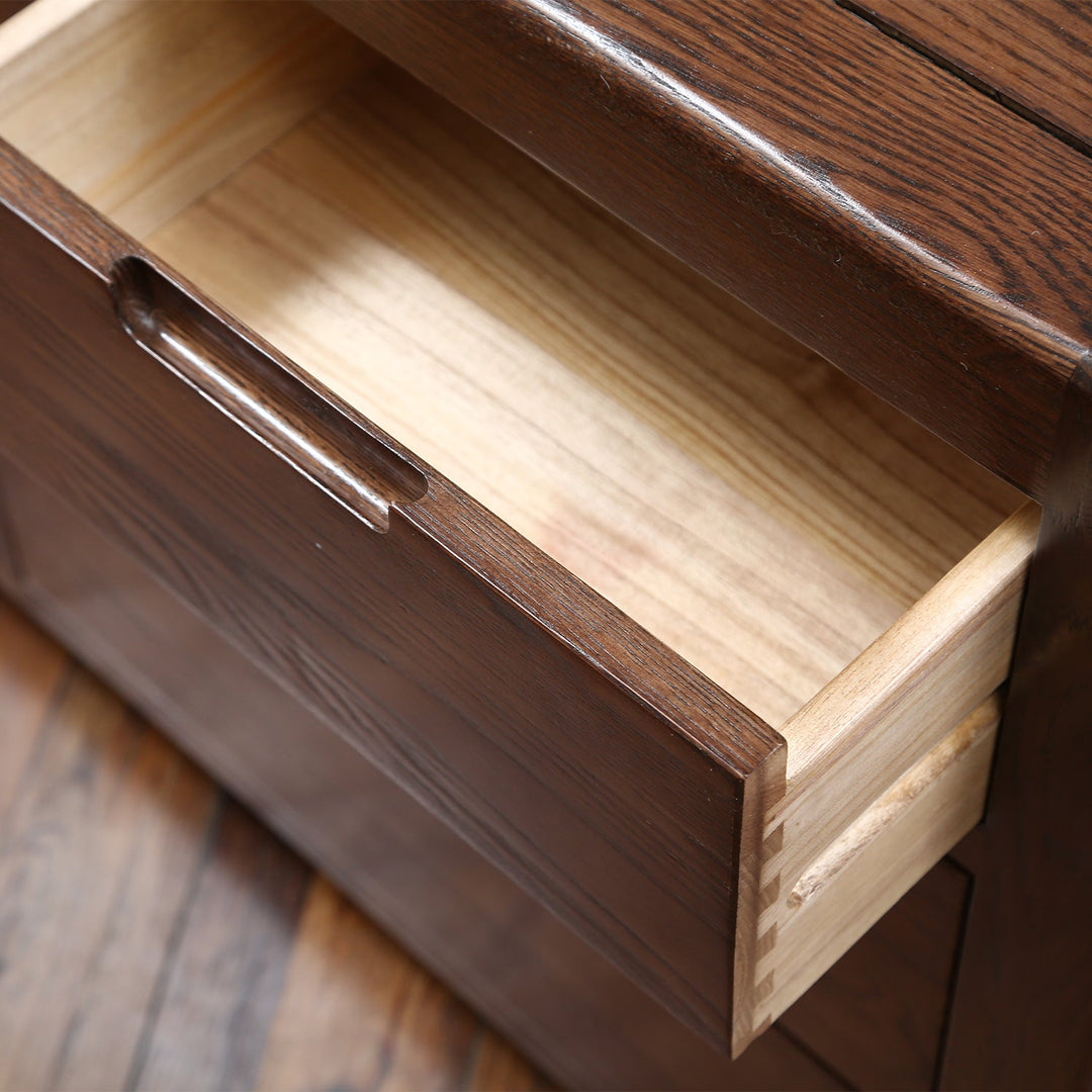 Scandinavian Oak Wood Chest Of Drawers BREEZE