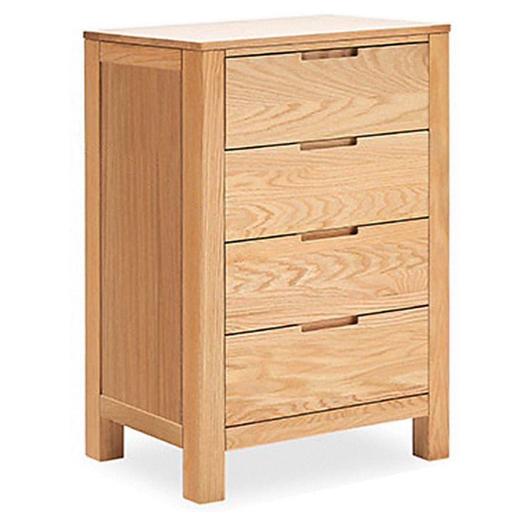 Scandinavian oak wood chest of drawers breeze detail 20.