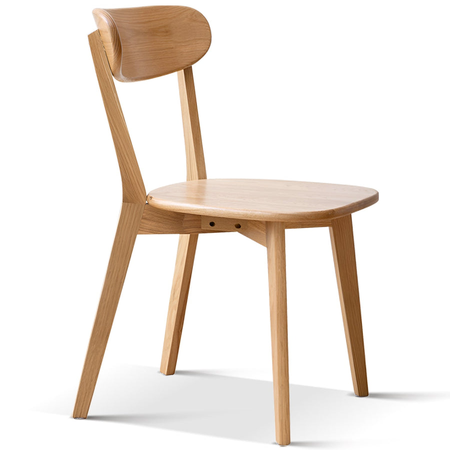 Scandinavian Oak Wood Dining Chair ELM