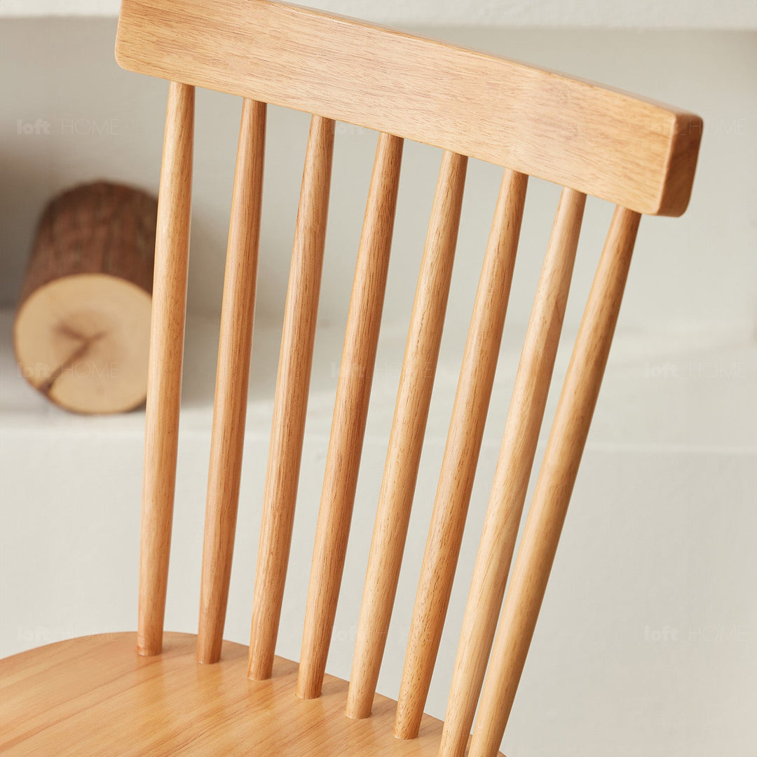 Scandinavian Rubber Wood Dining Chair WINDSOR