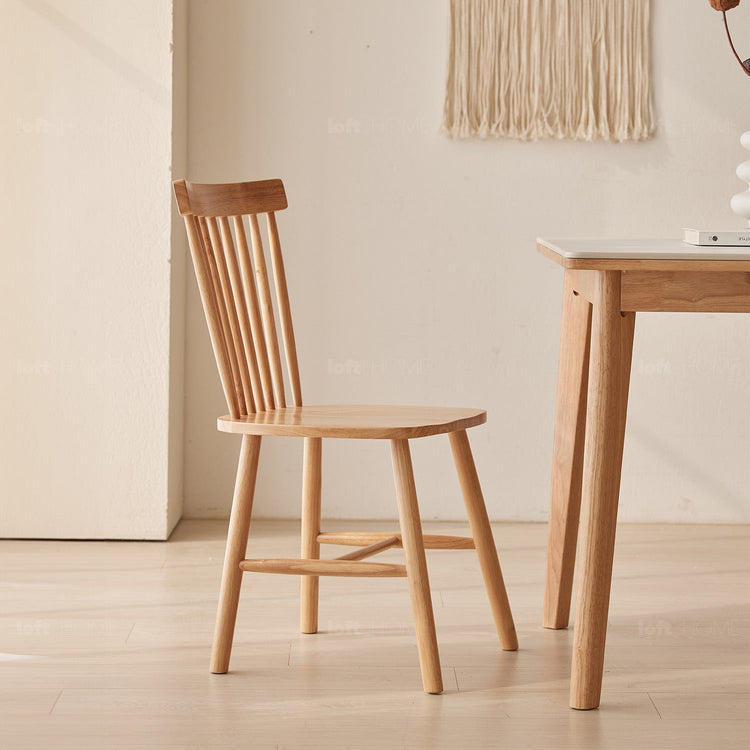 Scandinavian Rubber Wood Dining Chair WINDSOR Good to Know Preview-1
